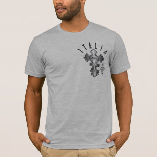 T-SHIRTS FAMIGLIA ITALIANO RISPETTO LEALTA - NO ITALIANO