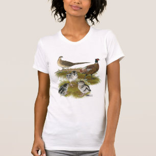 T-shirts Família de Faisão Ringneck
