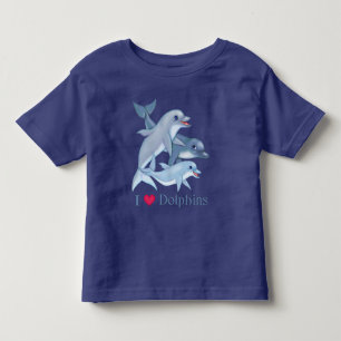 T-shirts Família de golfinhos
