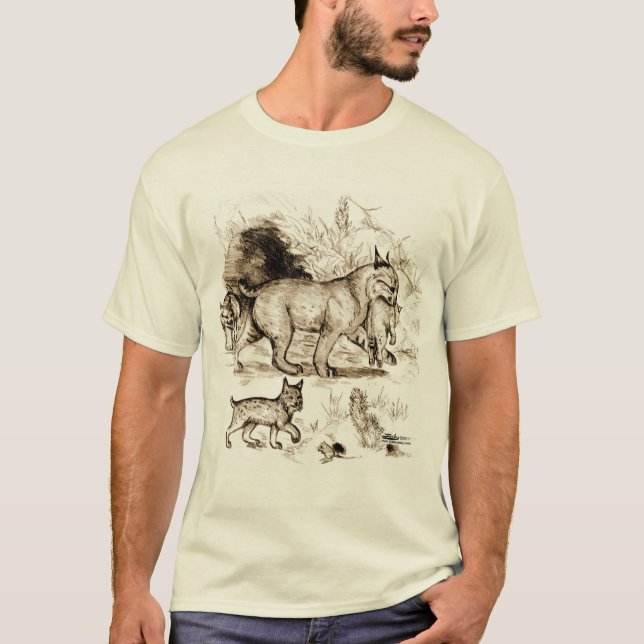 T-shirts Família de Lince (Frente)