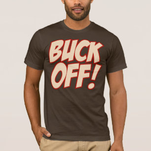 T-shirts Fanfarrão fora! (creme friável/vermelho)
