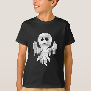 T-shirts Fantasma do pixel