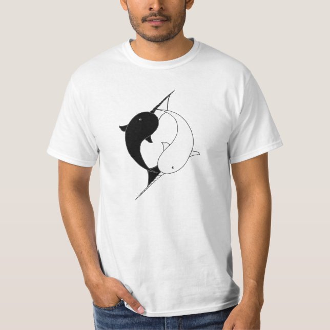 T-shirts Fantasma e Ninja Narwhals (Frente)