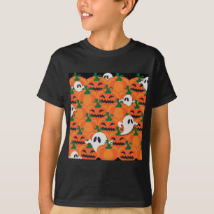 T-shirts Fantasmas de Abóbora de Halloween Assombrados
