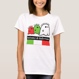 T-shirts Fantasmas do Halloween Italiano, Fantasmi di Hallo