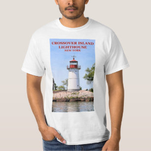 T-shirts Farol da Ilha Crossover, Camisa-T de Nova Iorque