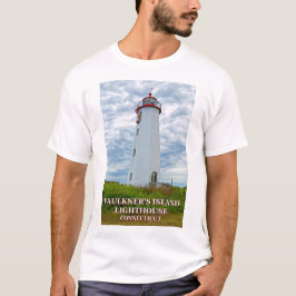 T-shirts Farol da Ilha de Faulkner, Camisa-T de Connecticut