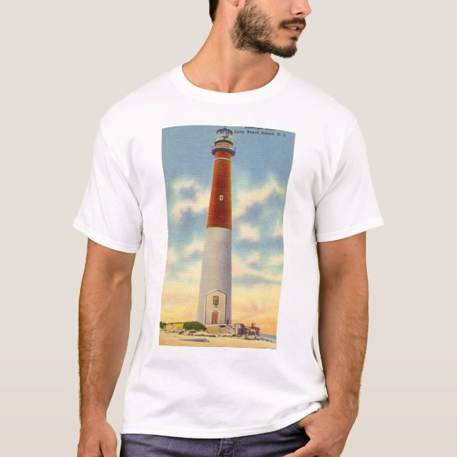 T-SHIRTS FAROL DE BARNEGAT, NEW-JERSEY (Frente)