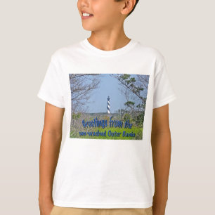T-shirts Farol de Cabo Hatteras da Série Wetlands