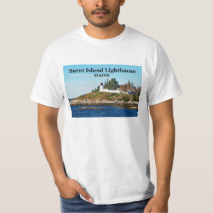 T-shirts Farol de Ilha Queimada, Camisa-T Maine