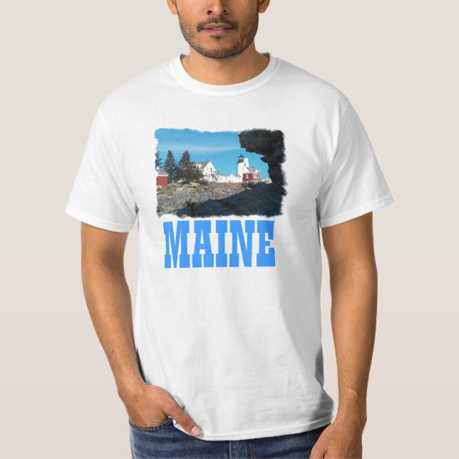 T-shirts Farol de Pemaquid (Frente)
