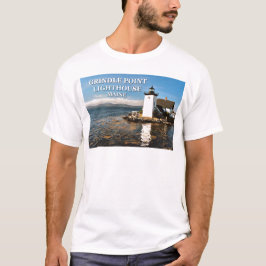 T-shirts Farol de Ponto Grindle, Camisa-T Maine