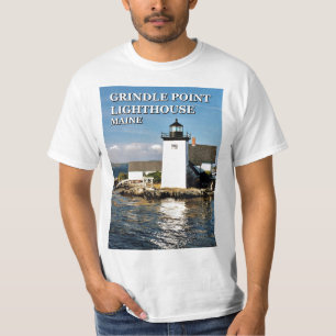 T-shirts Farol de Ponto Grindle, Camisa-T Maine