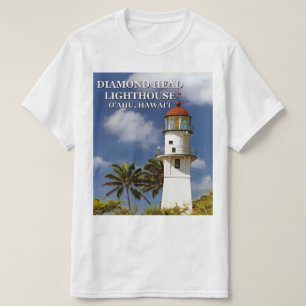 T-shirts Farol Diamond Head, O'ahu, Hawai'i T Shirt
