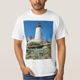 T-shirts Farol do ponto de Pemaquid, Maine