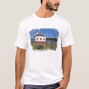 T-shirts Farol do rio Coquille, Oregon, EUA