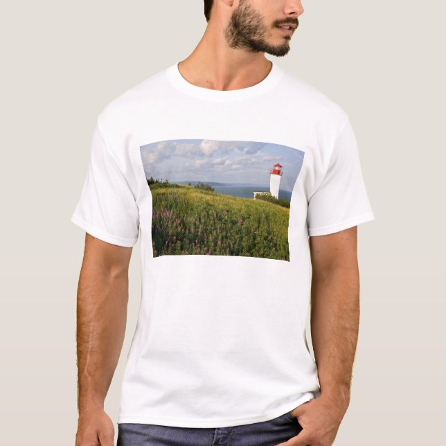 T-shirts Farol em St. Martins, New Brunswick, (Frente)