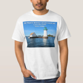 T-shirts Farol Sunken Rock, Nova York