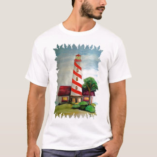 T-shirts Farol vermelho e branco