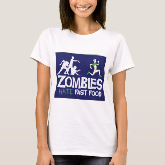 T-shirts Fast food do ÓDIO dos zombis