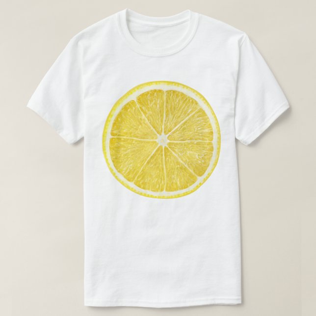 T-shirts Fatia de limão (Frente do Design)