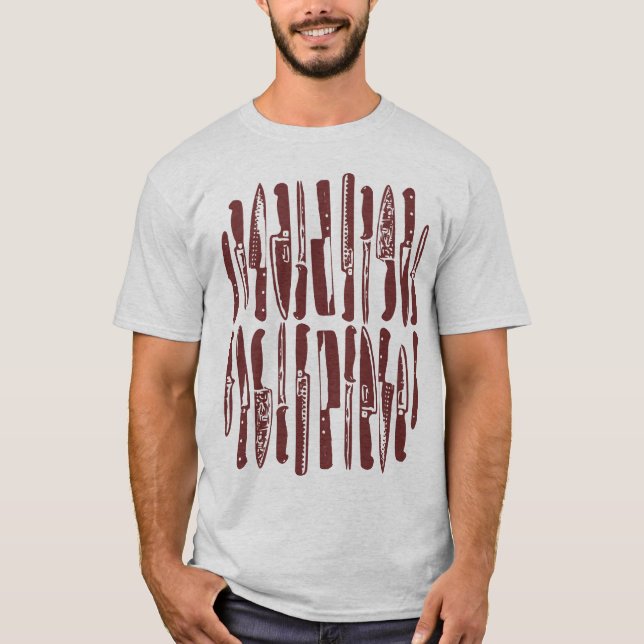T-shirts Fatiado e Picado - Marrom (Frente)