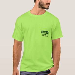 T-shirts Fatos da nutrição de Django para DjangoCon