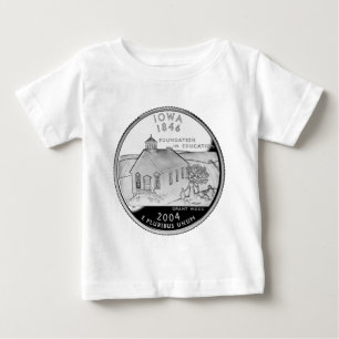 T-shirts Faux Iowa State Quarter