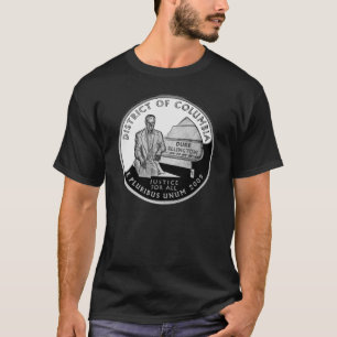 T-shirts Faux Washington District of Columbia Quarter