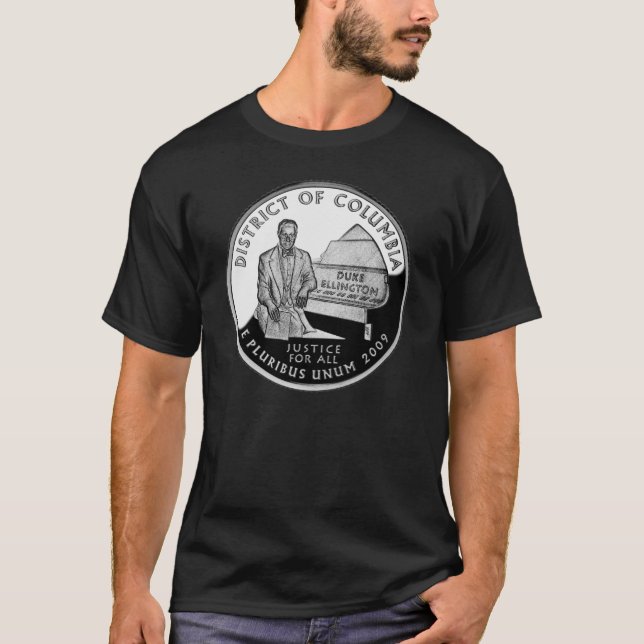 T-shirts Faux Washington District of Columbia Quarter (Frente)