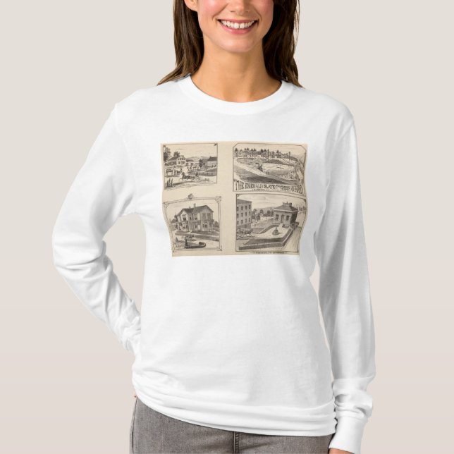 T-shirts fazenda e waterworks em Hydeville (Frente)