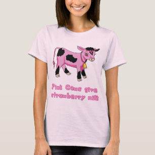 T-shirts Fazenda, Vaca Rosa