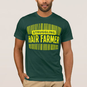 T-shirts Fazendeiro de esforço do cabelo
