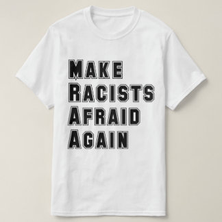T-shirts Fazer Racistas Medirem Novamente