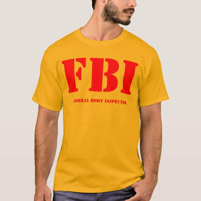 T-SHIRTS FBI (Frente)