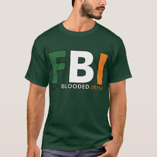 T-shirts FBI: Irlandês completo de Blooded