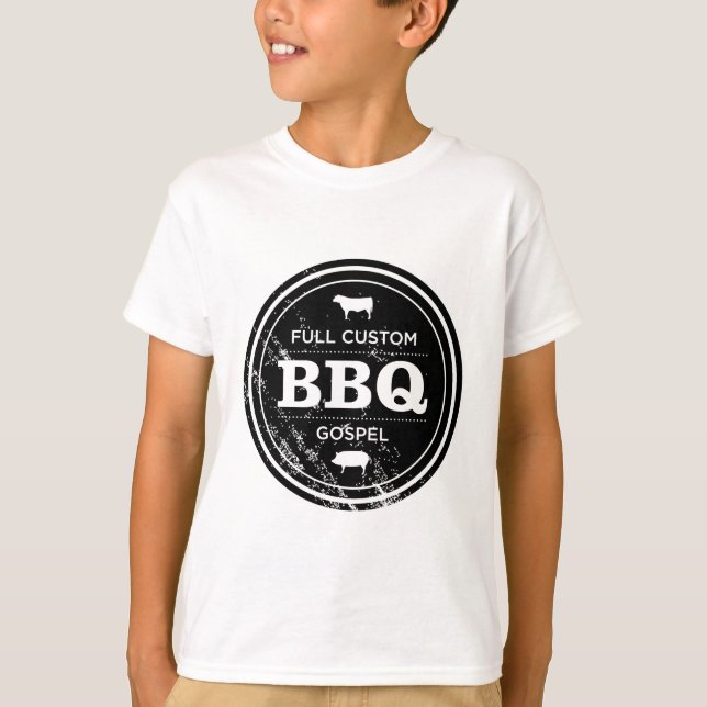 T-shirts FCG-BBQ caçoa o logotipo T (Frente)