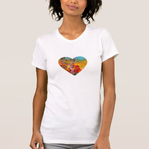 T-shirts FÉ DAS FLORES VERMELHAS, Fantasy Heart