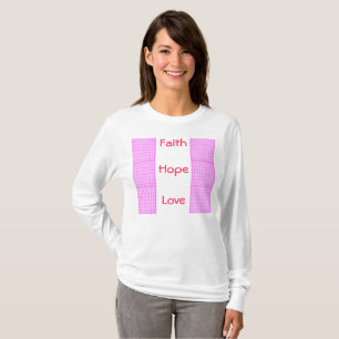 T-shirts Fé, Esperança + Amor