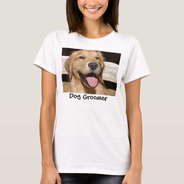 T-shirts Fechamento do ouro Retriever (Frente)