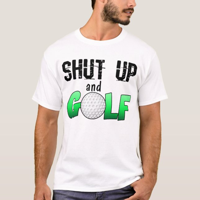 T-shirts Feche acima e Golf (Frente)