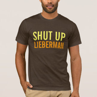 T-SHIRTS FECHE ACIMA, LIEBERMAN