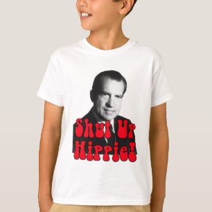 T-shirts Feche acima o Hippie -- Richard Nixon