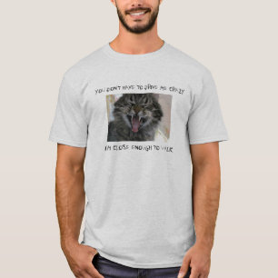 T-shirts Feche bastante a louco para andar