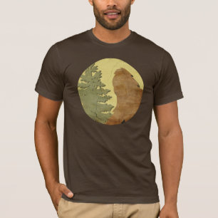 T-shirts Fecho do Fisheye Zoom Gone Squatchin (Vintage)