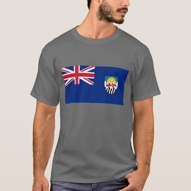 T-shirts Federação de Rodésia e de bandeira de Nyasaland (Frente)