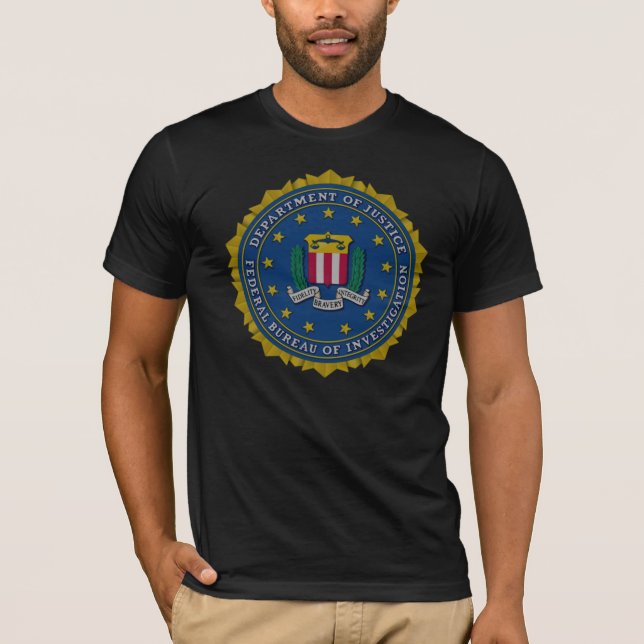 T-shirts Federal Bureau of Investigation (FBI) (Frente)