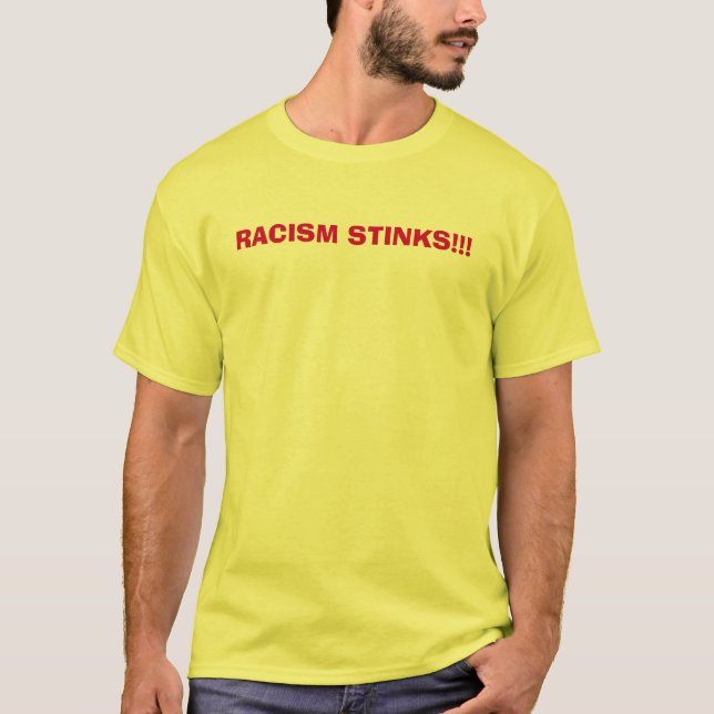 T-SHIRTS FEDORES DO RACISMO!!! (Frente)