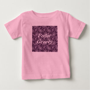 T-shirts Feelin Paisley roxo Groovy