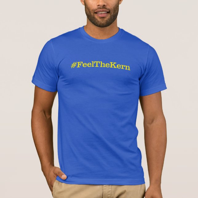 T-shirts #FeelTheKern Clarendon Blue Tee (Unisex) (Frente)